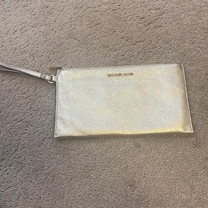Michael’s Kors gold wristlet/clutch